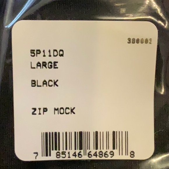 PolarMax 4.0 HEAVYWEIGHT ZIP MOCK - Black - Picture 13 of 14